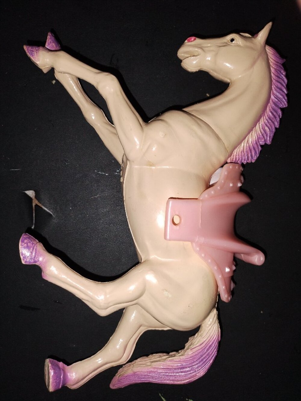 Vintage Horse with Purple Hair includes pink saddle-Imperial